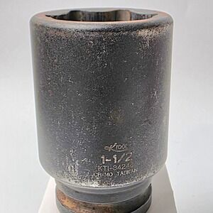Used K Tool 3/4" Drive 1-1/2" 6 Point Impact Socket #690